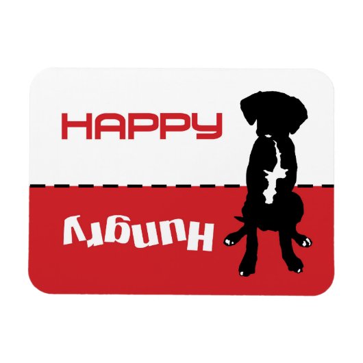 Hund Fütternd Magnet - Hast du den Hund gefüttert? (Horizontal)