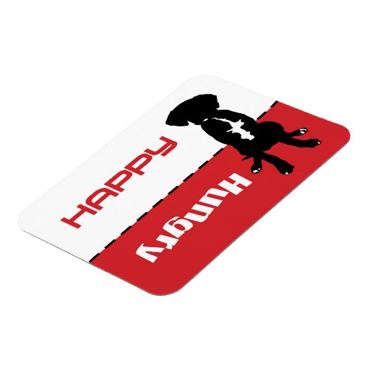 Hund Fütternd Magnet - Hast du den Hund gefüttert? (Linke Seite)