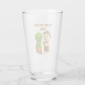 Hund Gärtner Bichon Topiary Schnitt Surreal Glas (Rückseite)