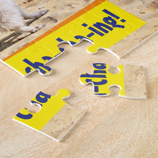 Hund Geburtstag Party Conga Line Puzzle (Seite)