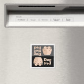 Hund Gefüttert Hund nicht Gefüttert Mahlzeiten Magnet (In Situ (Geschirrspüler))