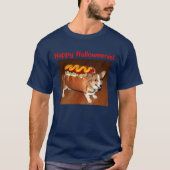 Hund gegangenes Halloweenie T-Shirt (Vorderseite)