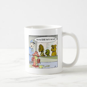 Hund gegen Hydrant Polizei Lustige Geschenke & T-S Kaffeetasse