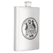 Hund genehmigt flachmann (Rechts)