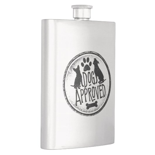 Hund genehmigt flachmann (Rechts)