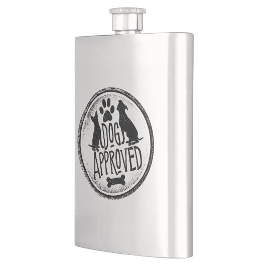 Hund genehmigt flachmann (Links)