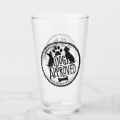 Hund genehmigt glas (Rückseite)