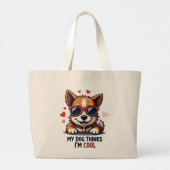 Hund genehmigte Tasche (Rückseite)