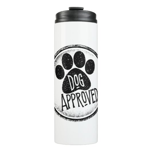 Hund genehmigte thermische Tumbler Thermosbecher (Vorderseite)