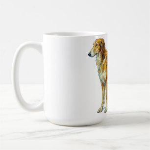Hund Geschenk Lebendige Bunte Saluki-Hund-Design Kaffeetasse