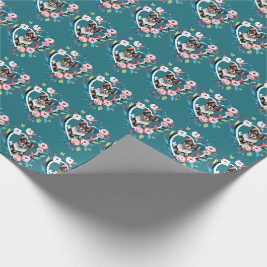 HUND GESCHENKPAPIER (Ecke)