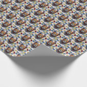 Hund Geschenkpapier (Ecke)