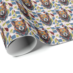 Hund Geschenkpapier