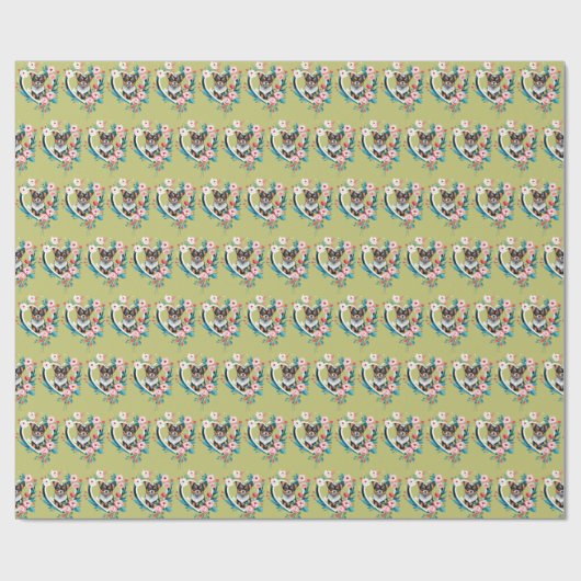 HUND GESCHENKPAPIER (Flach)