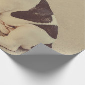 Hund Geschenkpapier (Ecke)