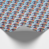 Hund Geschenkpapier (Ecke)