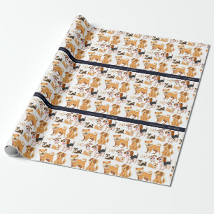Hund Geschenkpapier