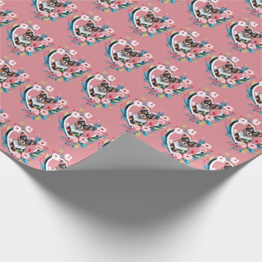 HUND GESCHENKPAPIER (Ecke)