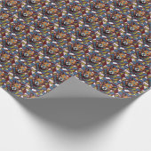 Hund Geschenkpapier (Ecke)