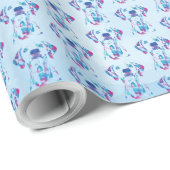 Hund Geschenkpapier (Rolleneckpunkt)