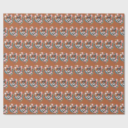 HUND GESCHENKPAPIER (Flach)