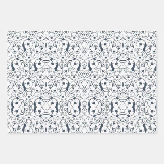 HUND GESCHENKPAPIER SET (Vorderseite 2)