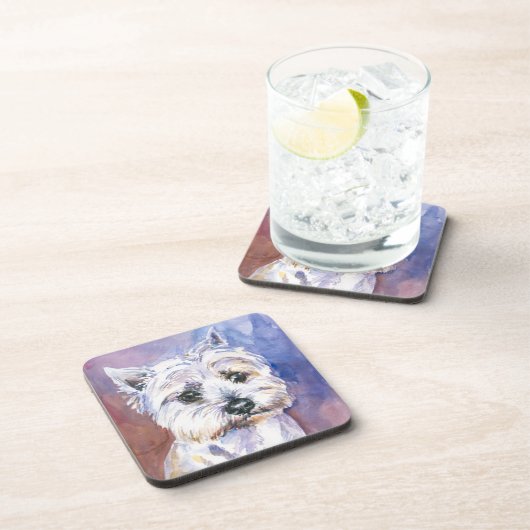 Hund Getränkeuntersetzer (Rechte Seite)