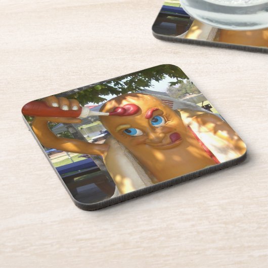 Hund Getränkeuntersetzer (Linke Seite)