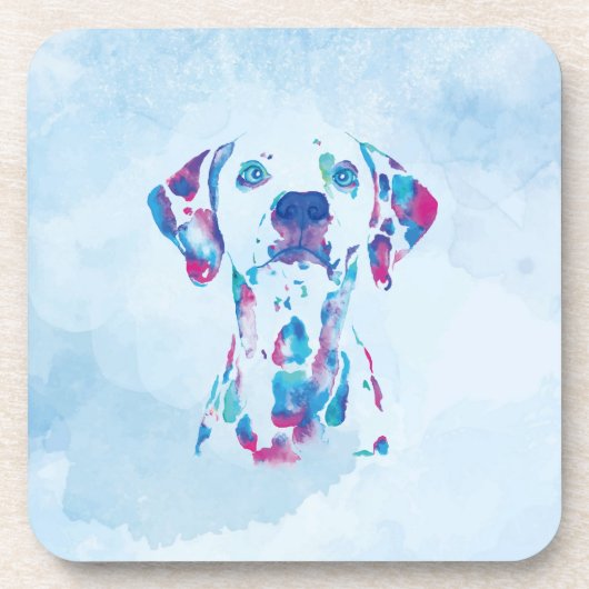 Hund Getränkeuntersetzer (Vorderseite)