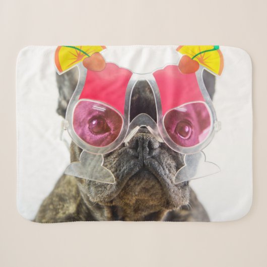 Hund Getty Bild-| mit Cocktail-Gläsern Sherpadecke (Vorderseite (Horizontal))