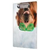 Hund Getty Bild-| mit Gläsern Klemmbrett (Links)