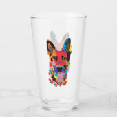 Hund Glas (Rückseite)