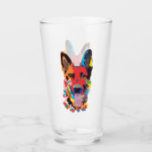 Hund Glas (Vorderseite)