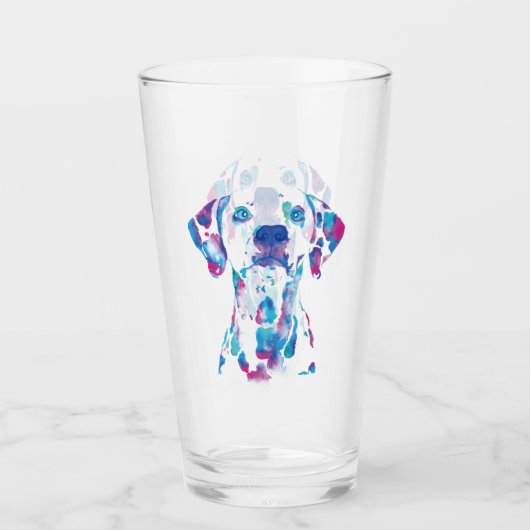 Hund Glas (Vorderseite)