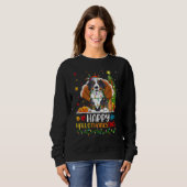 Hund   Glücklicher Berner Sennenhund Hellothanksma Sweatshirt (Vorne ganz)