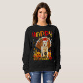 Hund  Glücklicher Labrador Retriever Hund Hellotha Sweatshirt (Vorne ganz)