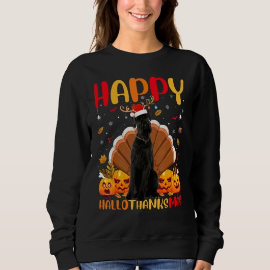 Hund   Glücklicher Riesenschnauzer Hund Hellothank Sweatshirt (Vorderseite)