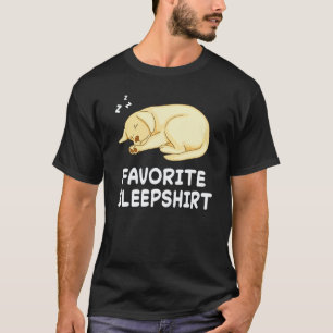 Hund Golden Retriever Nickerchen Schlafend Schlaf T-Shirt
