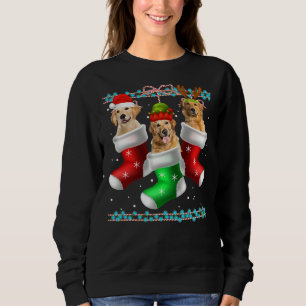Hund Golden Retriever Weihnachtssocken 372 Sweatshirt