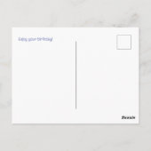 Hund Gone Happy Birthday Custom Postkarte (Rückseite)