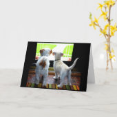 Hund-Gone, ich vermisse dich! Karte (Gelbe Blume)