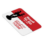 Hund Gone Potty Magnet - lass den Hund aus (Rechte Seite)