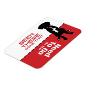 Hund Gone Potty Magnet - lass den Hund aus (Linke Seite)