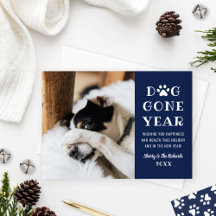 Hund Gone Year Funny Navy Pet Foto