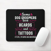Hund Groomer Funny Beards Tattoos Haustier Groomp  Mousepad (Mit Mouse)