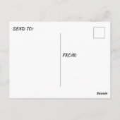 Hund Groomer Happy Welppies Postkarte (Rückseite)