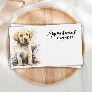 Hund Groomer Labrador Retriever Puppy Pet Sitter Terminkarte