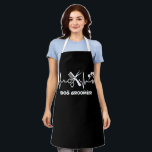 Hund Groomer Pet Grooming Heartbeat Schürze<br><div class="desc">Diese vier Beinfreunde sind nicht nur Tiere, die sie als Familie haben. Sie geben bedingungslose Liebe und retten uns oft! Großartiges Geschenk für deinen Hund verrückten Freund. Wenn Ihr Haus voll von Hundekästen, Spielzeug, Essen, Betten, Leckereien und glücklichen Schwänzen ist. Du weißt, dass du eine stolze Hundemama oder Papa bist....</div>