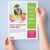 Hund Grooming Flyer-Wellness-Center Flyer (Hand)