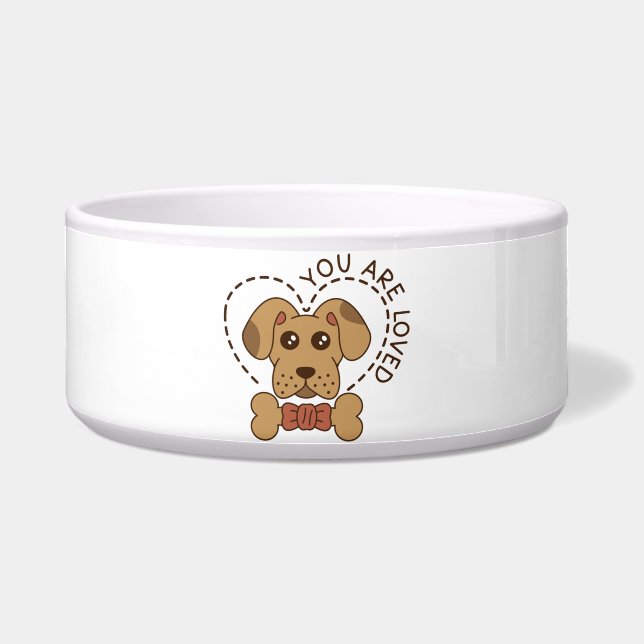 Hund - Große Pet Bowls Napf (Vorderseite)